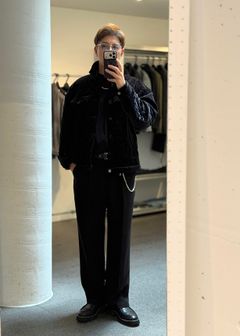 【meagratia】Velour quilting Blouson