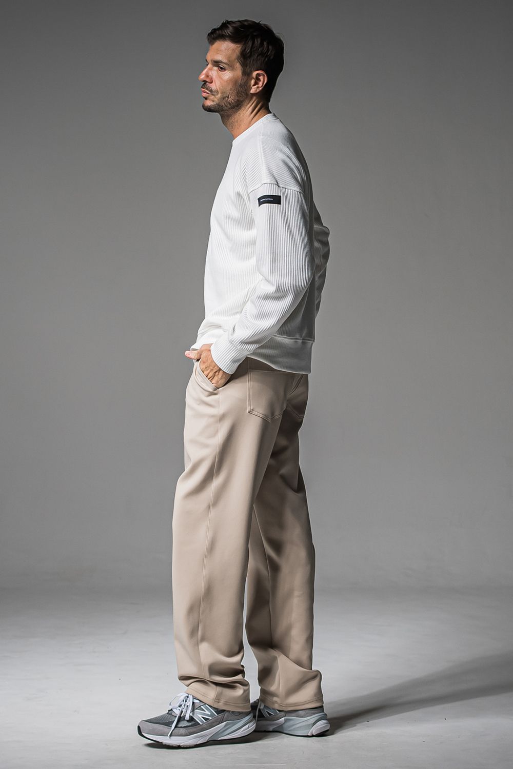 CHRIS EASY WIDE TUCK PANTS / クリス イージーワイドタックパンツ