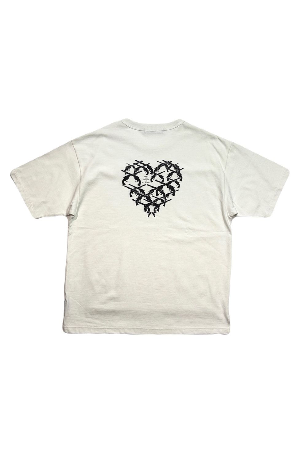 VIN/JER SS HEART-GUN / ヴィンテージ ジャージ Tシャツ クロスガンハートプリント