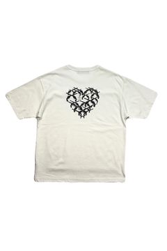 VIN/JER SS HEART-GUN / ヴィンテージ ジャージ Tシャツ クロスガンハートプリント