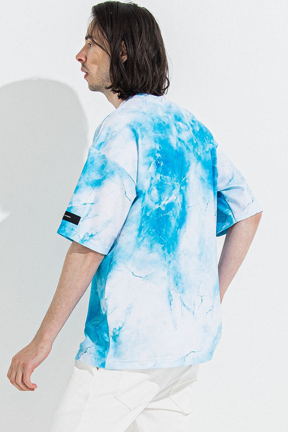 MARBLE RASH OVER T / マーブル オーバーサイズ ラッシュガード Tシャツ