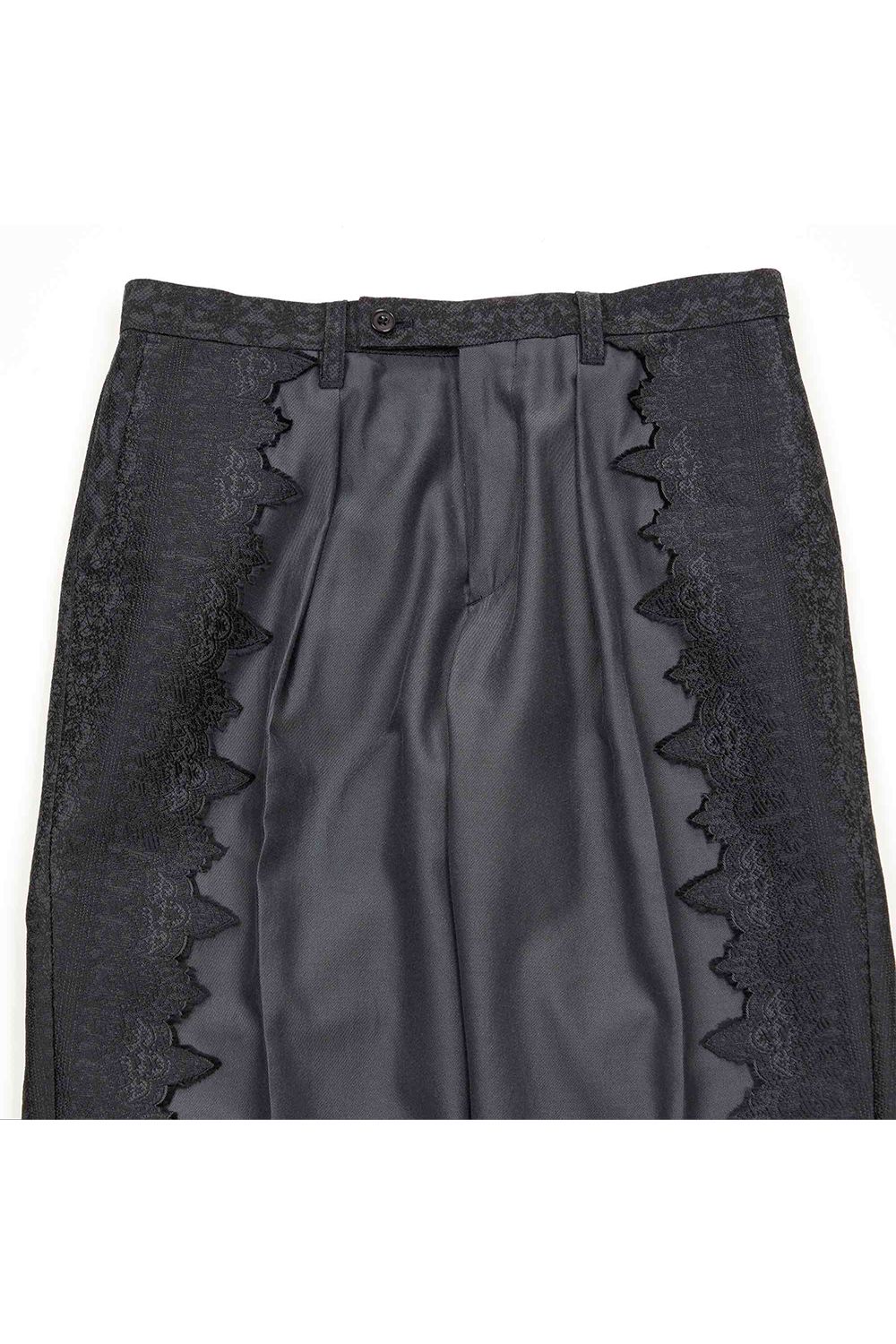 Lace jacquard trousers / レース ジャガード トラウザーズ