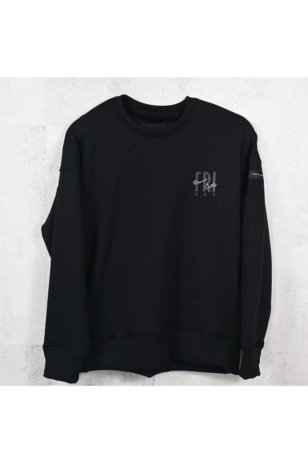 FRIDAY STANDARD LOGO VELOURS FLEECE TRAINER / フライデー スタンダードロゴ ベロア フリース トレーナー