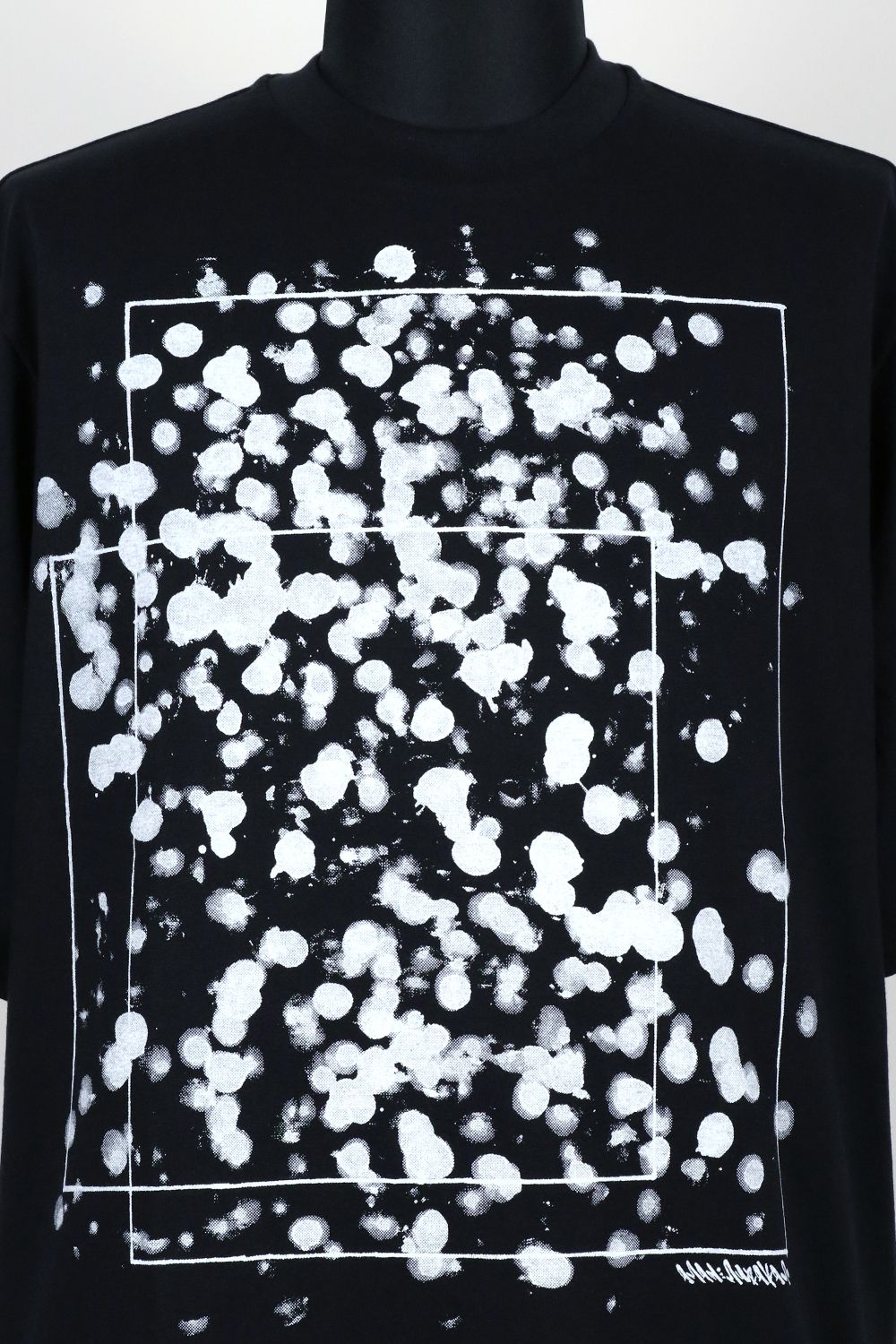 40/2 ORGANIC COTTON KNIT CREW NECK PRINT TEE "WAKUTOSUMI" / オーガニックコットン26G天竺 クルーネック プリントTシャツ