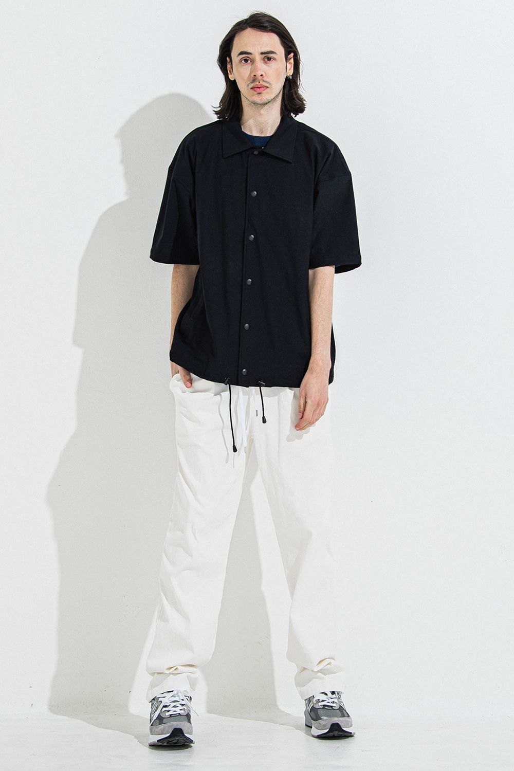 DENIM JERSEY WIDE PT / デニム ジャージ ワイド パンツ