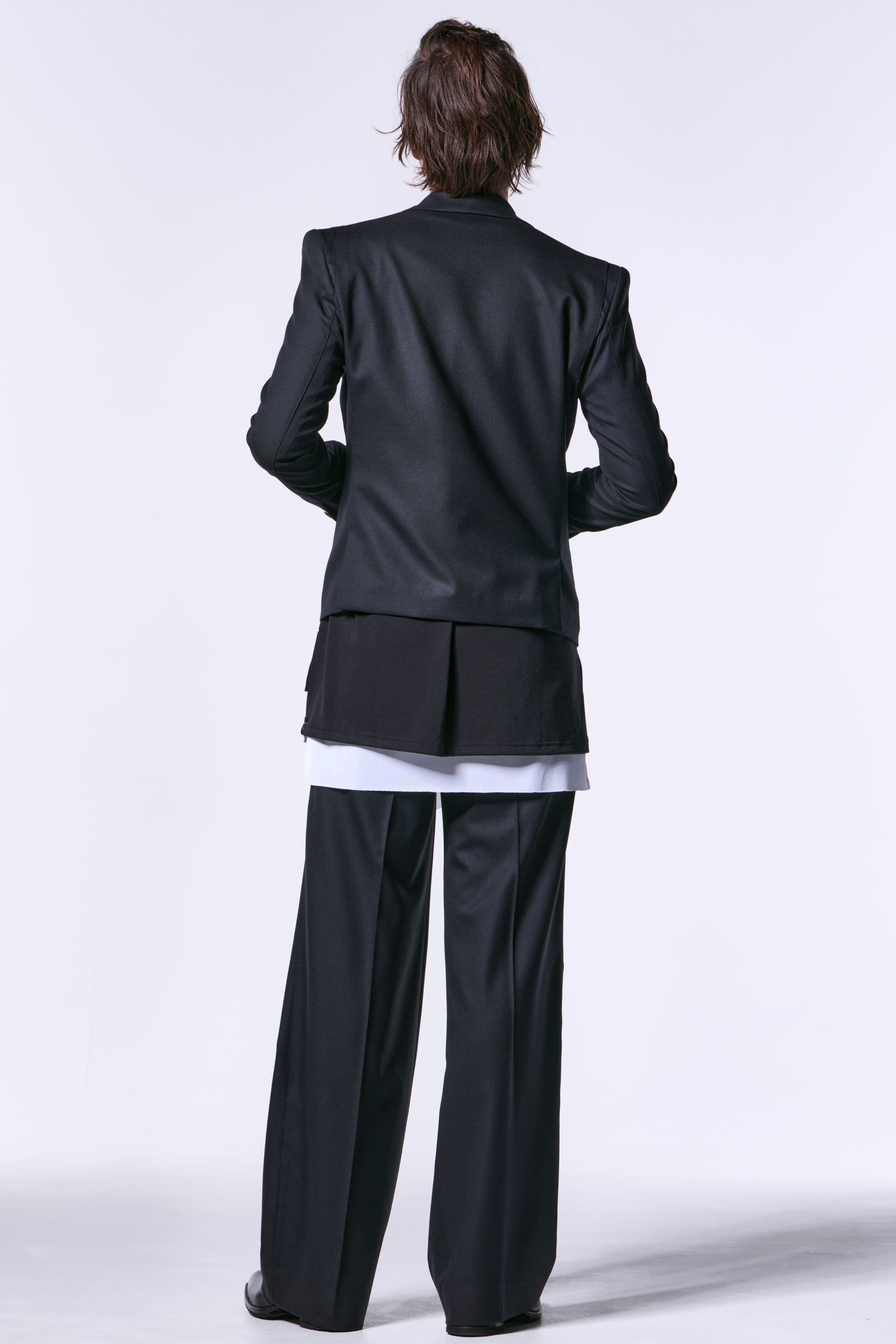 BEA-TENJIKU Slit Hem Layered T-Shirt / ベア天竺 スリットヘムレイヤードTシャツ