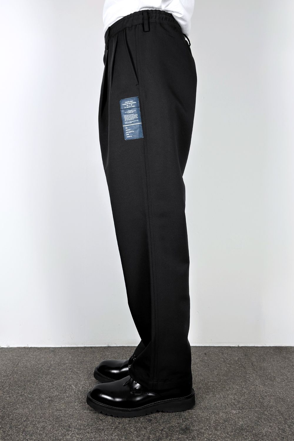 N.HOOLYWOOD TEST PRODUCT EXCHANGE SERVICE DOUBLE TUCK TROUSERS / エヌハリウッド テストプロダクトエクスチェンジサービス ダブルタック トラックパンツ