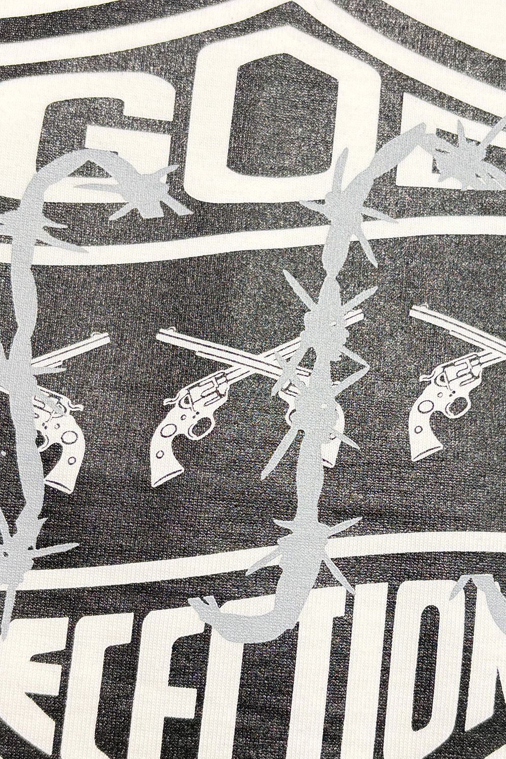 GOD SELECTION XXX × roarguns GOD SELECTION XXX × roarguns TRIPLE GUNS EMBLEM LAYERED T-SHIRT / ゴッドセレクション ロアーガンズ コラボレーション レイヤード ロングスリーブT