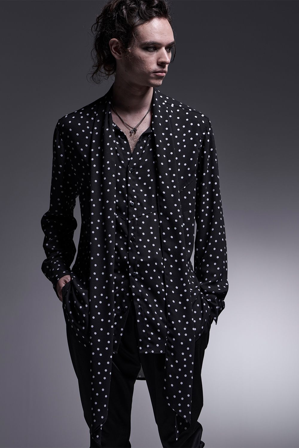 MIZUTAMA Stole Shirt / ストールシャツ