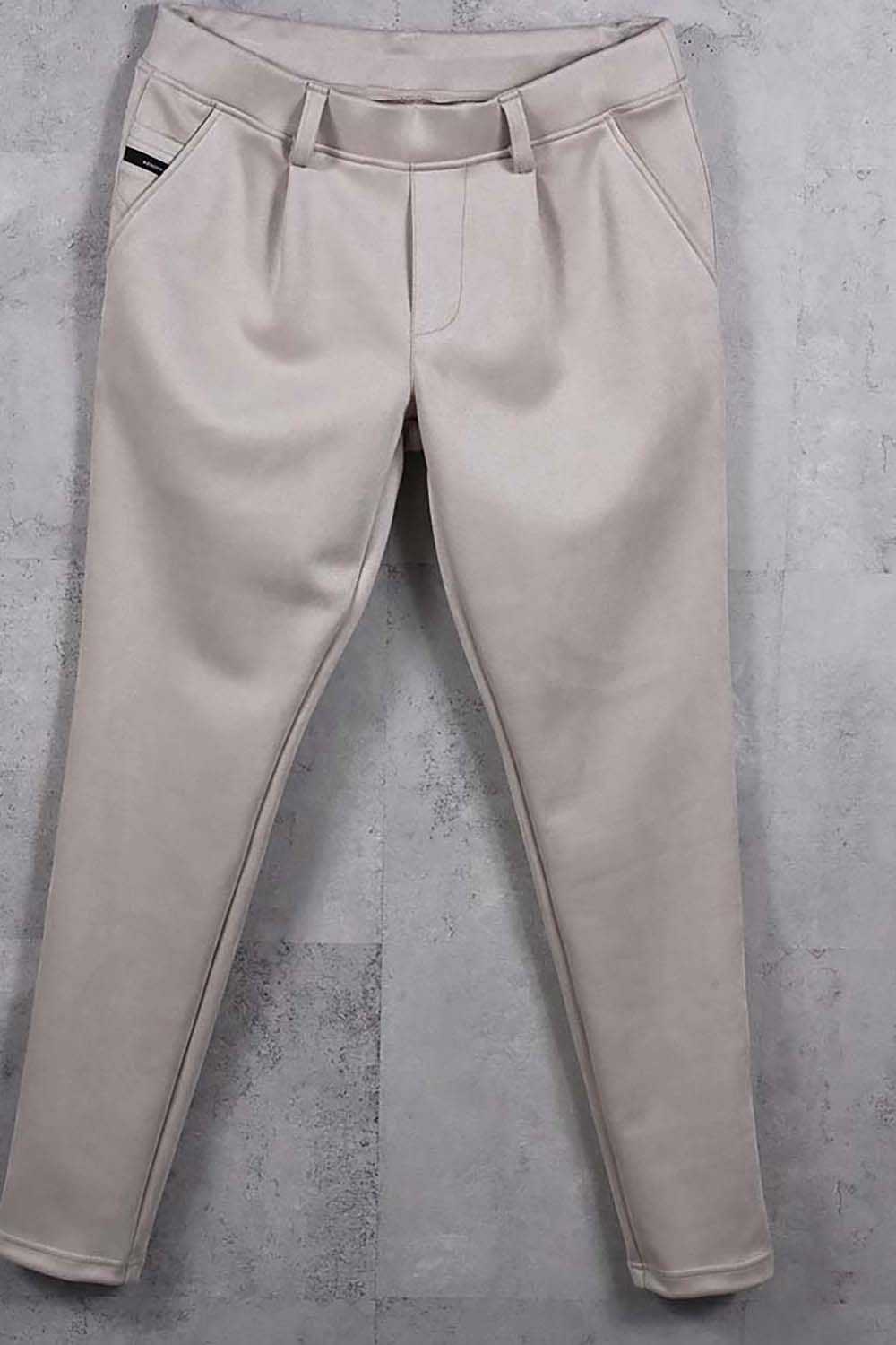 CHRIS EASY SUEDE TUCK PANTS / クリス イージー スウェード タックパンツ