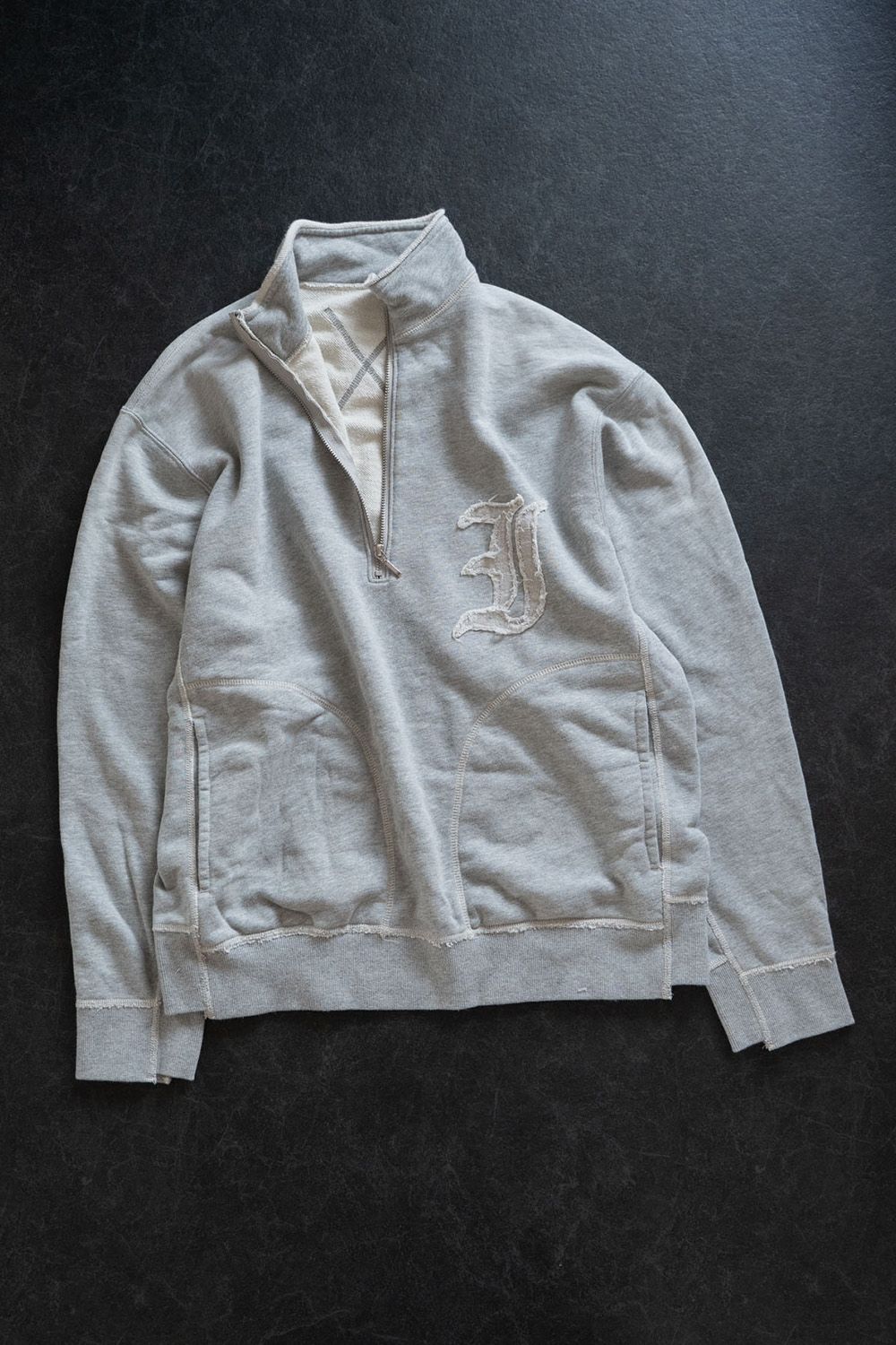 HALF ZIP SWEATSHIRT / ハーフジップ スウェットシャツ