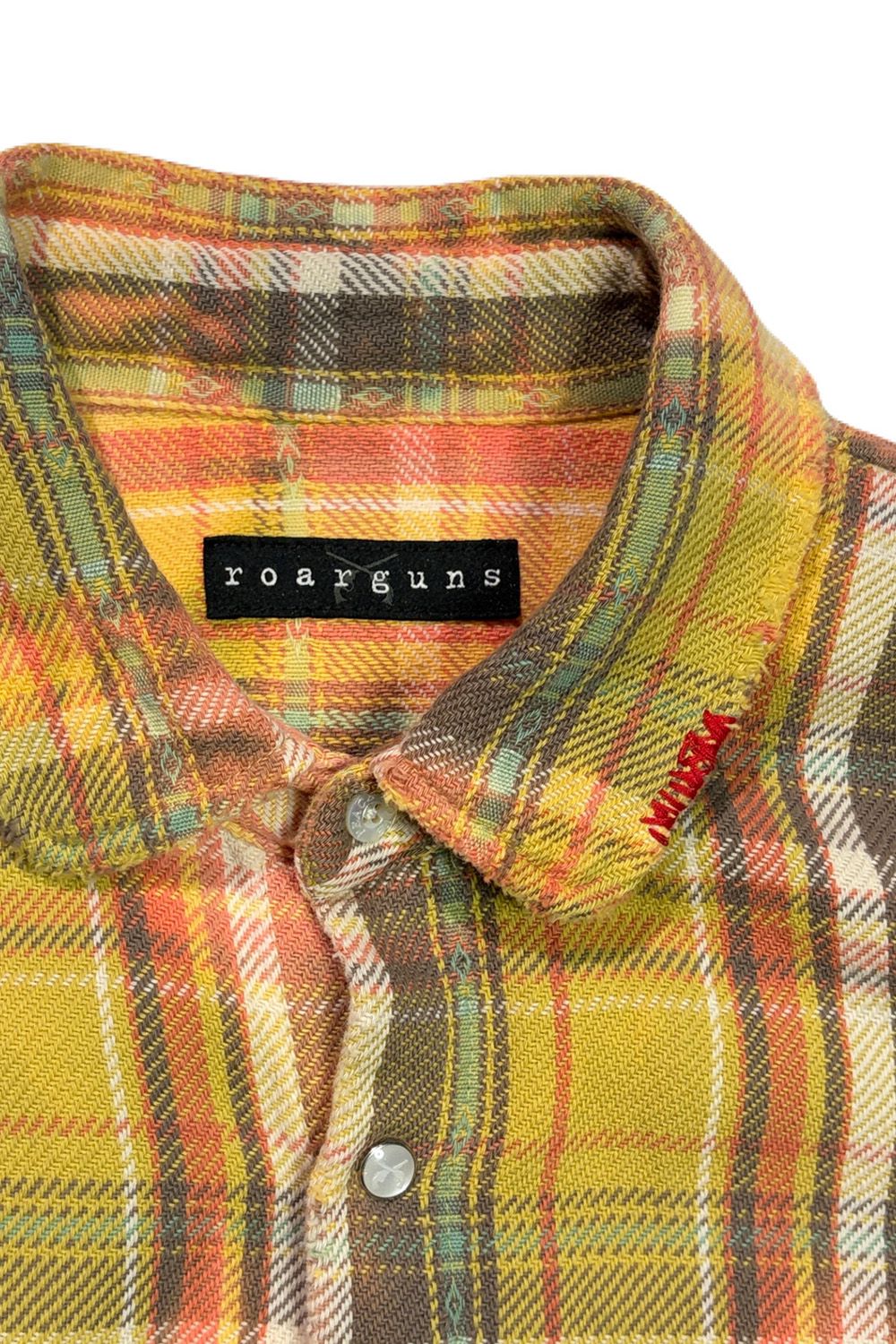 CO CHECK SHIRT / Peace / コットン チェック シャツ Peace METAL HOTFIX