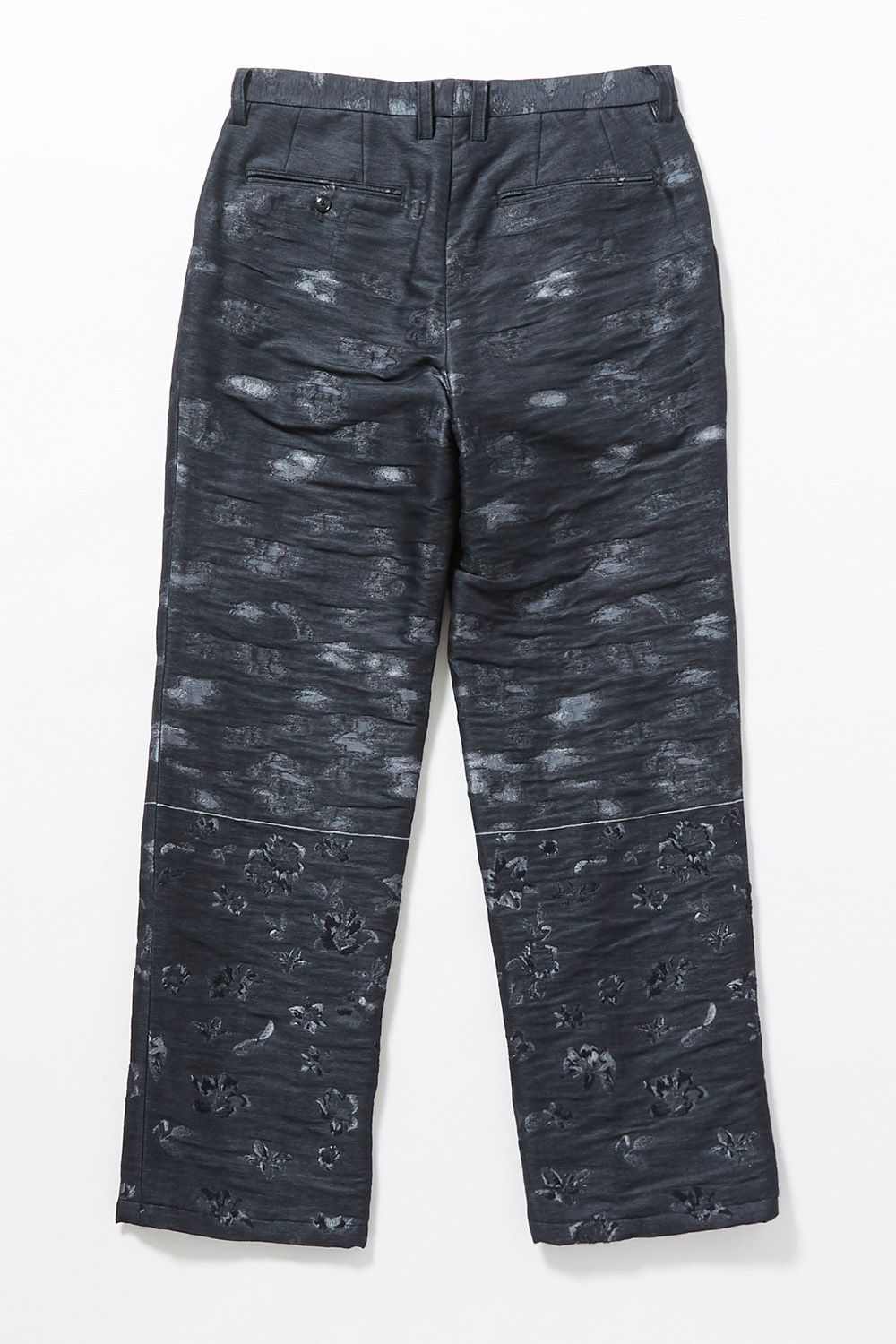 Flower jacquard trousers / フラワー ジャガード トラウザーズ