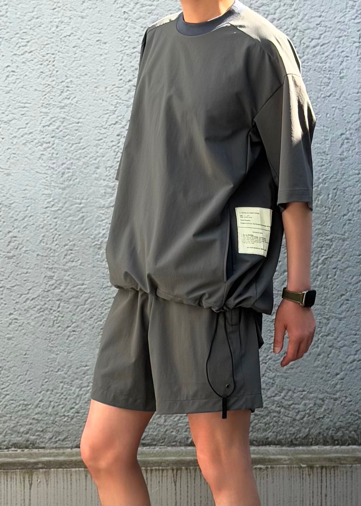 【N.HOOLYWOOOD TPES】DRAWSTRING SHIRT / PANELED T-SHIRT / HALF PANTS