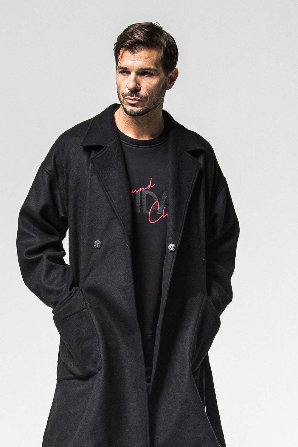 GOWN OVER COAT / オーバーサイズ ガウン コート