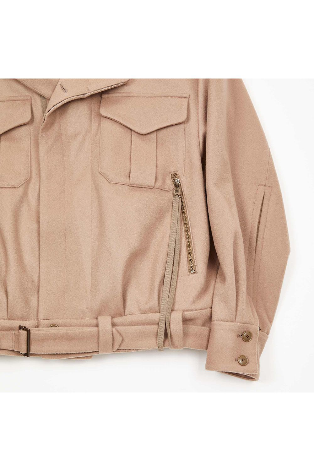 Compressed wool beaver BL / コンプレス ウール ビーバー ブルゾン