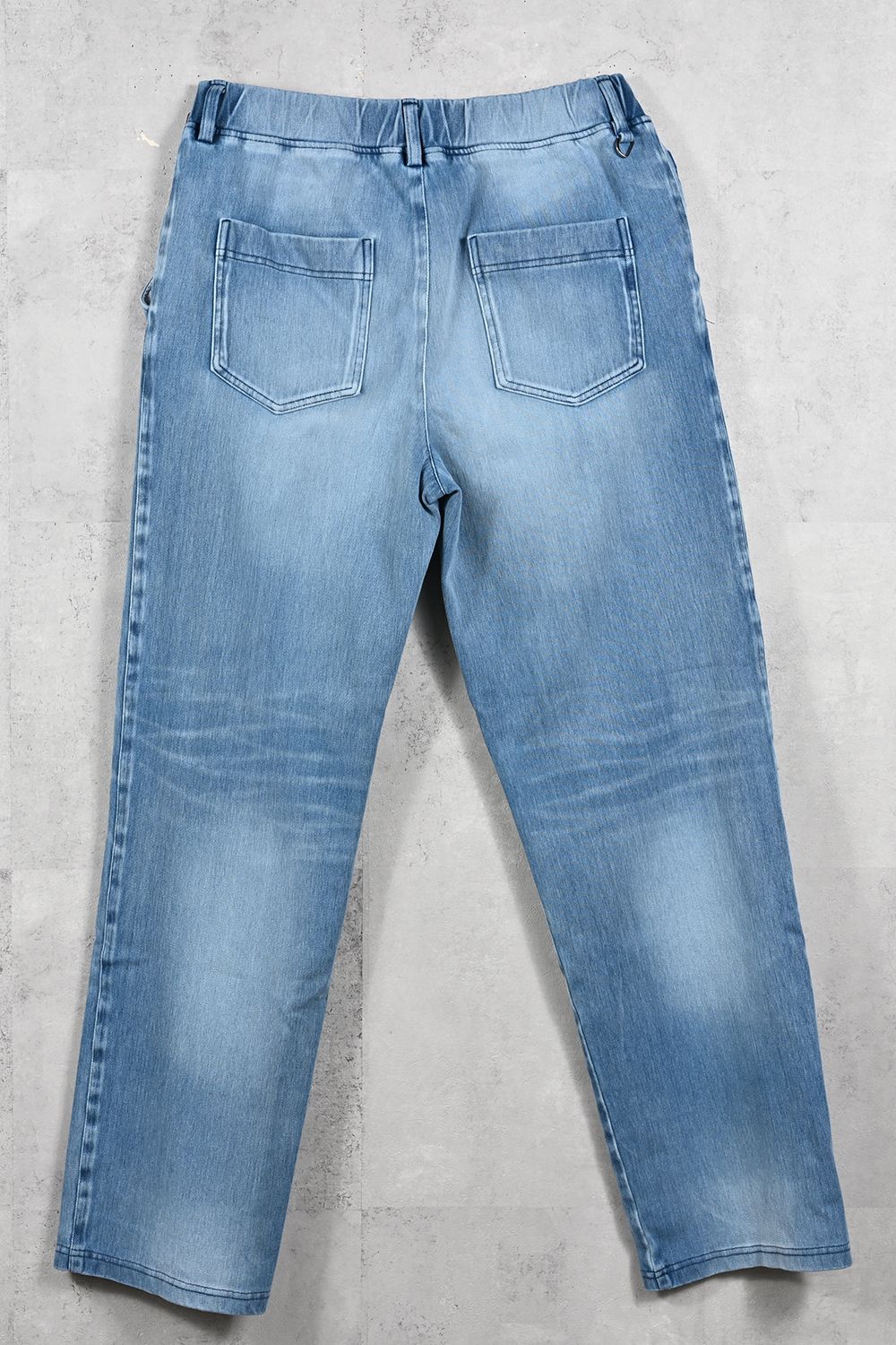 DENIM JERSEY WIDE PT / デニムジャージワイドパンツ