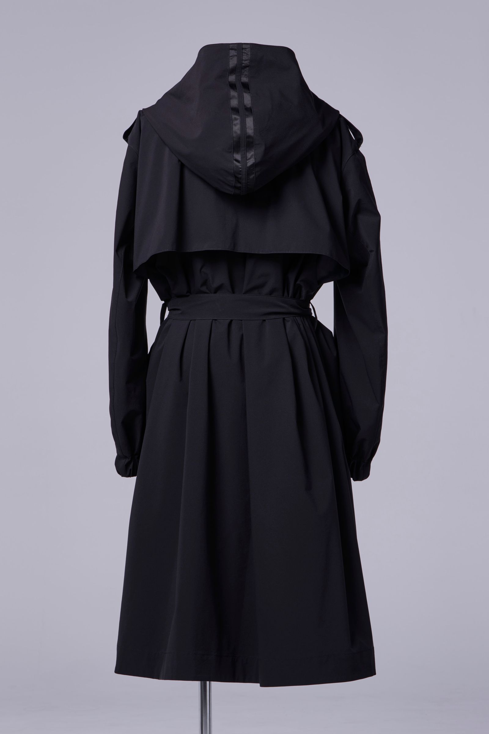 Sustainable Tuffeta Line Big Silhouette Hoodie / ライン ビッグシルエット フーディー