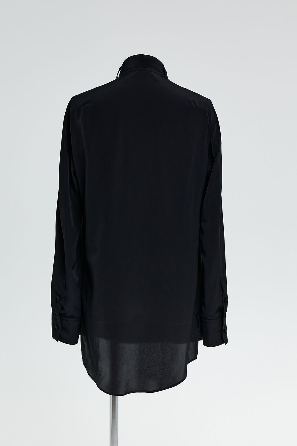Pin Tuck Ribbon Shirt