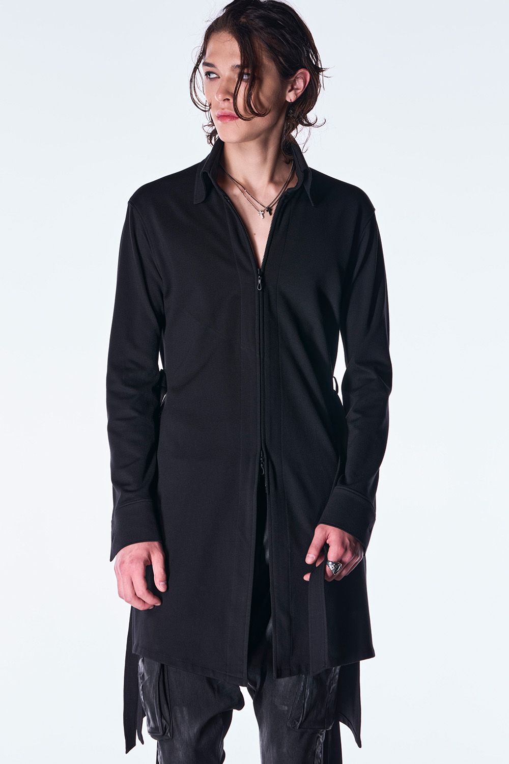 Mockrody Stand Collar Zip Shirt / モックロディスタンドカラー ジップ シャツ