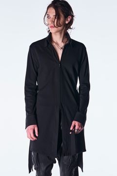 Mockrody Stand Collar Zip Shirt / モックロディスタンドカラー ジップ シャツ