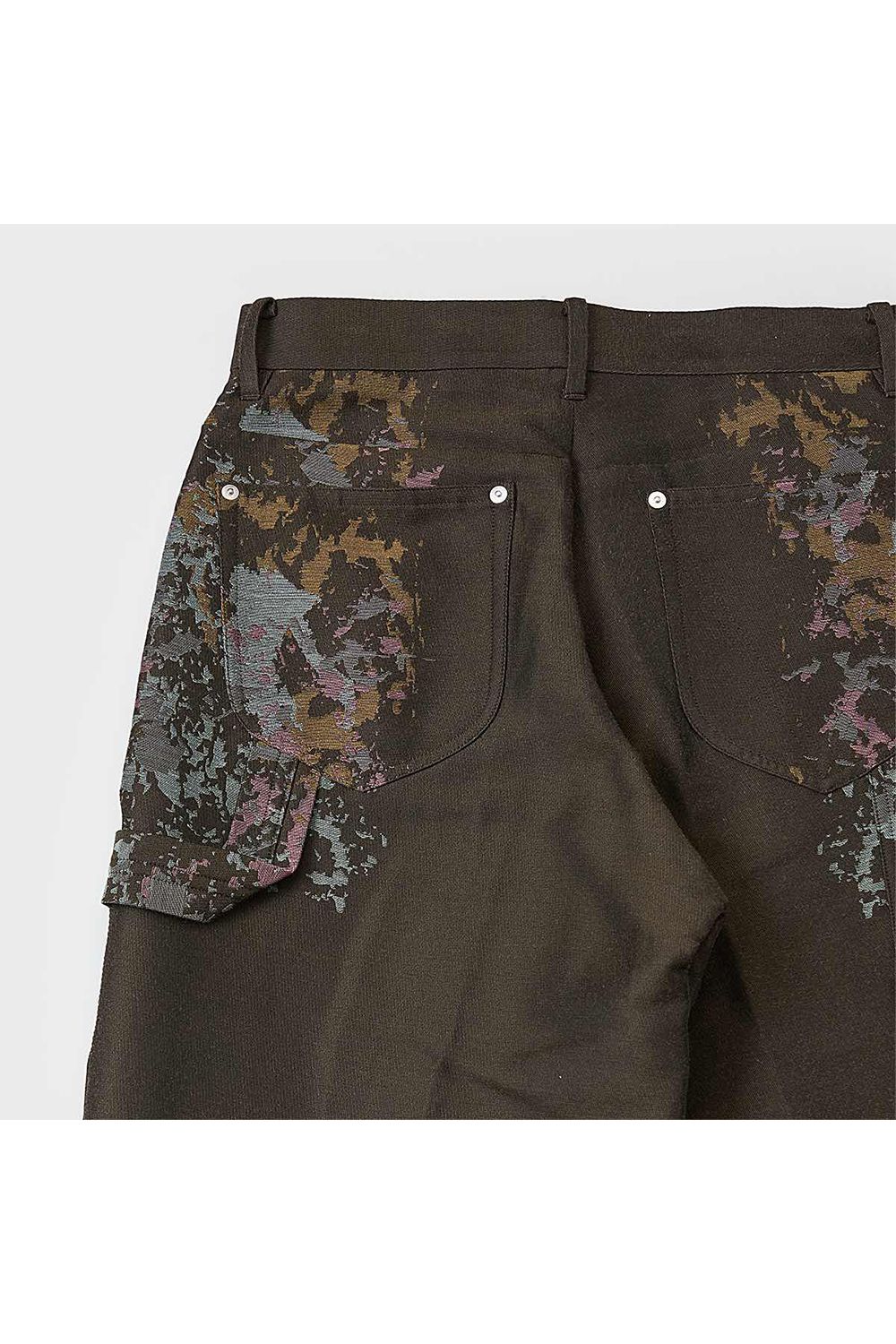 Gradation jacquard trousers / グラデーション ジャガード トラウザーズ