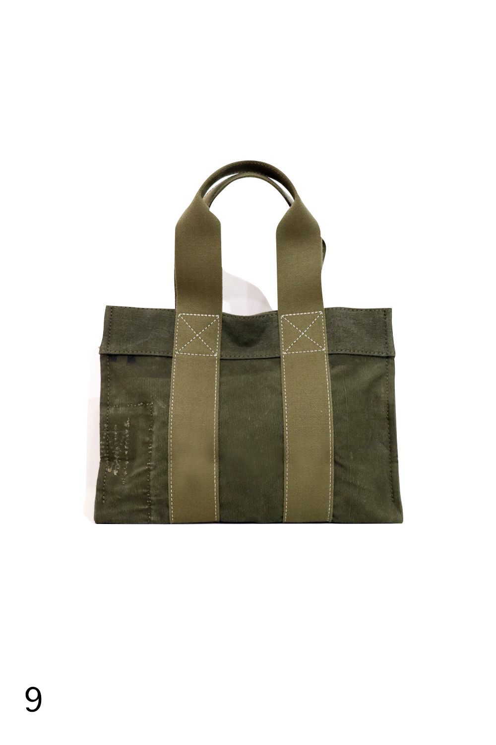 READY MADE レディメイド EASY TOTE LARGE ヴィンテージコットン イージートートバッグ RE-CO-KH-00-00-227 カーキ