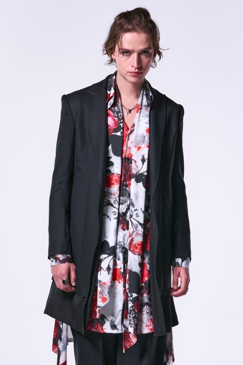 Splash Flora Satin Stole / スプラッシュフローラサテン ストール