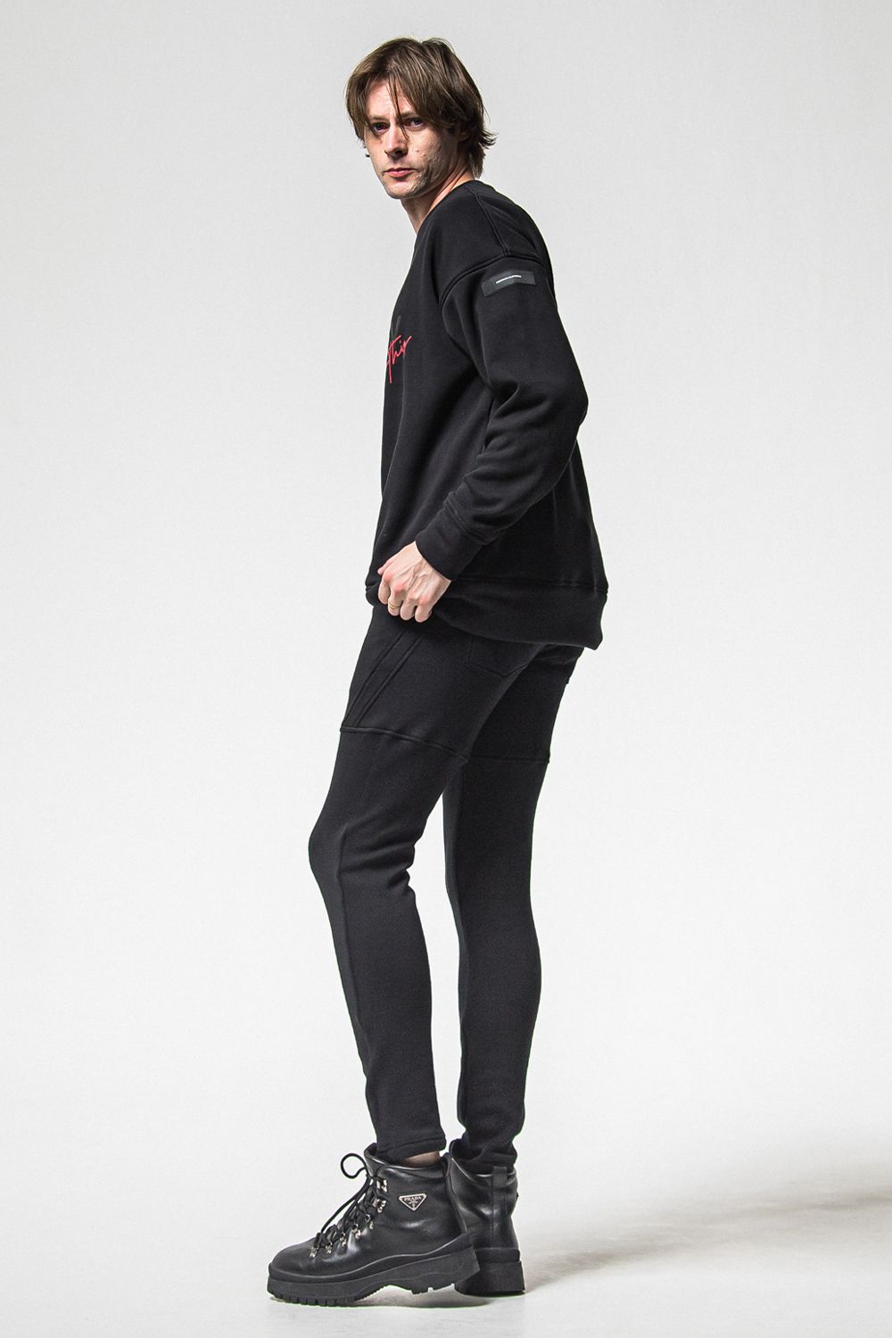 FRIDAY OLD LOGO VELOURS FLEECE TRINER / FRIDAYコラボ オールドロゴ 裏ベロアフリーストレーナー