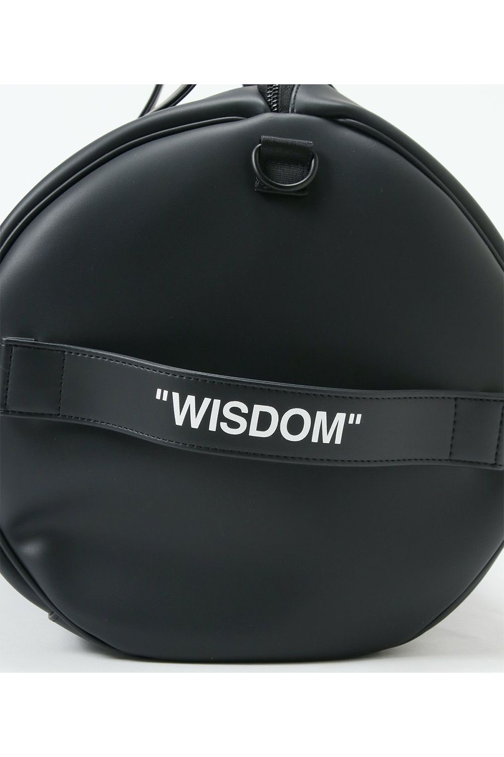 LEATHER BOSTON BAG / シンセティックレザー ボストンバッグ