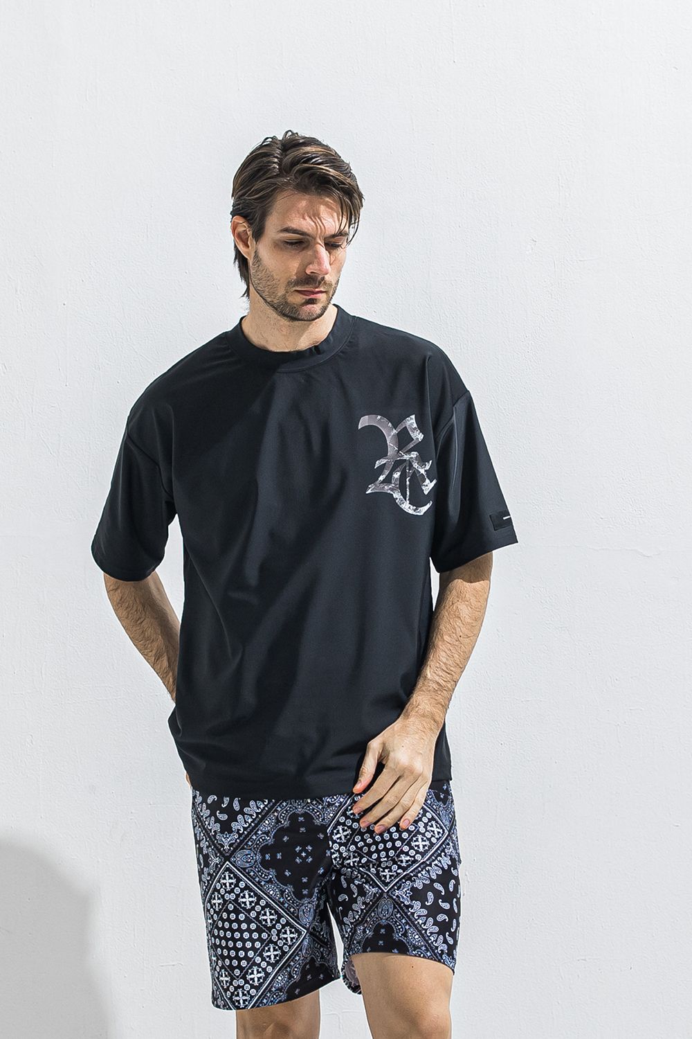 RC RUSH OVER TEE / RCロゴ ラッシュガード オーバー Tシャツ