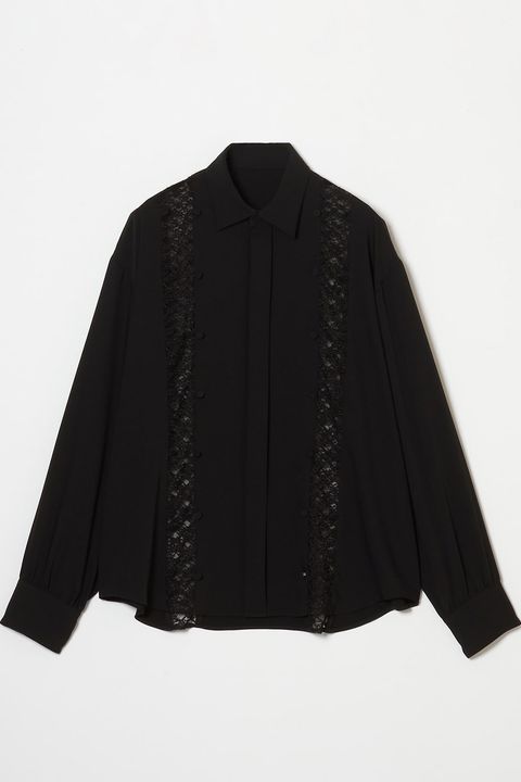 Lase detail SH / レース ディテール シャツ