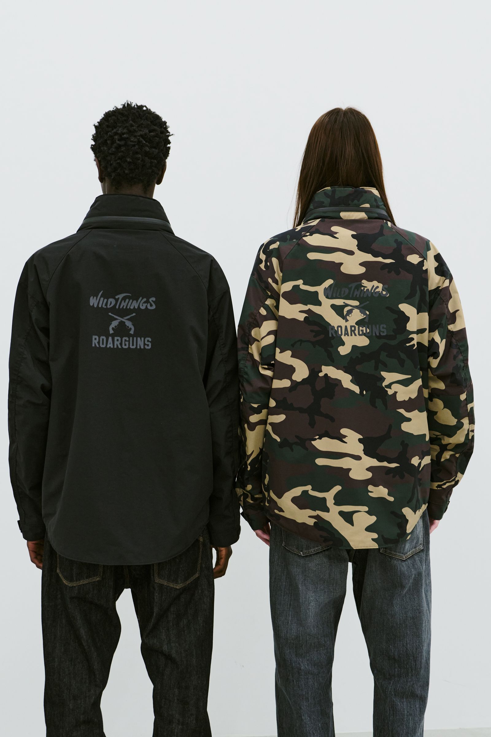 WILD THINGS × roarguns / エンブロイダリー バックプリント ジャケット