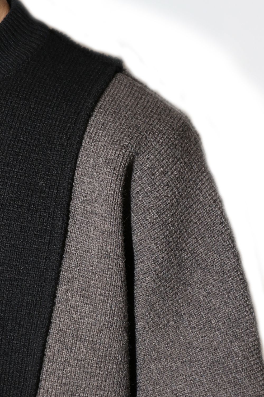 2TONE KNIT SWEAT / ツー トーン ニット スウェット