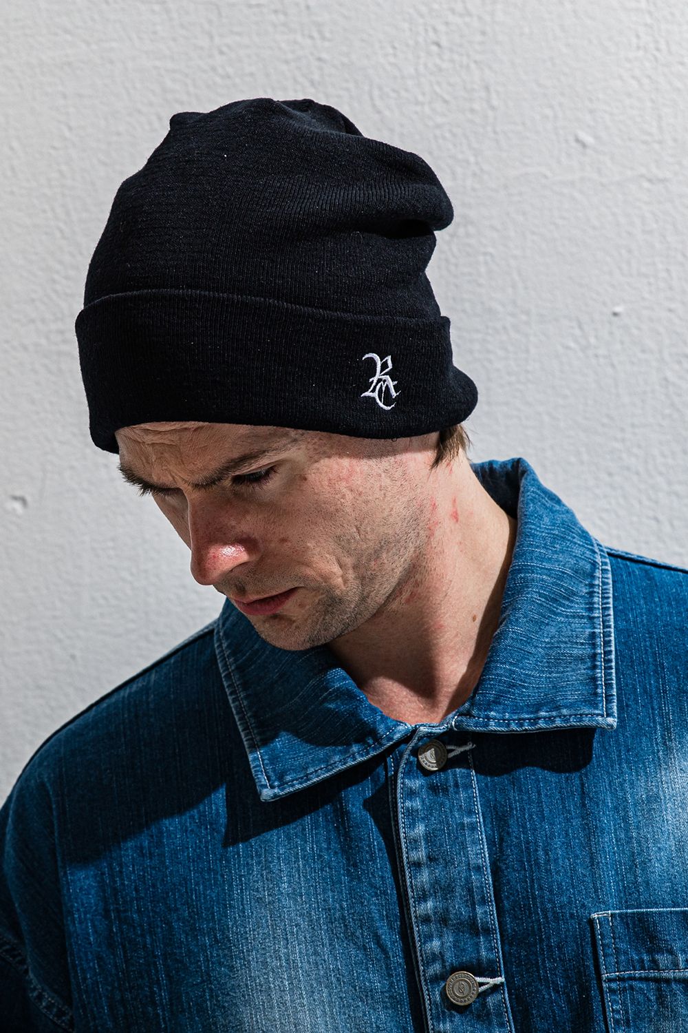 LINE KNIT CAP / リネン ニットキャップ