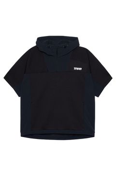 CARDBOARD MATERIAL SHORT SLEEVE HOODIE / カードボード マテリアル ショートスリーブ フーディー