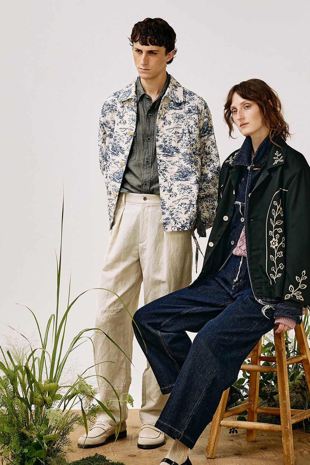 Wool linen repair PT / ウール リネン リペア パンツ