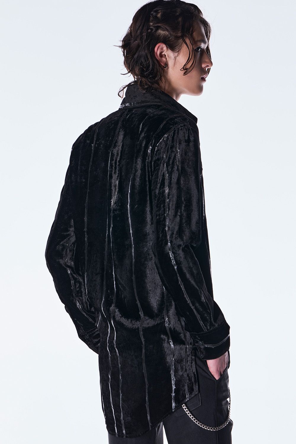 TOGE Velvet Shirt / トゲ ベルベット シャツ