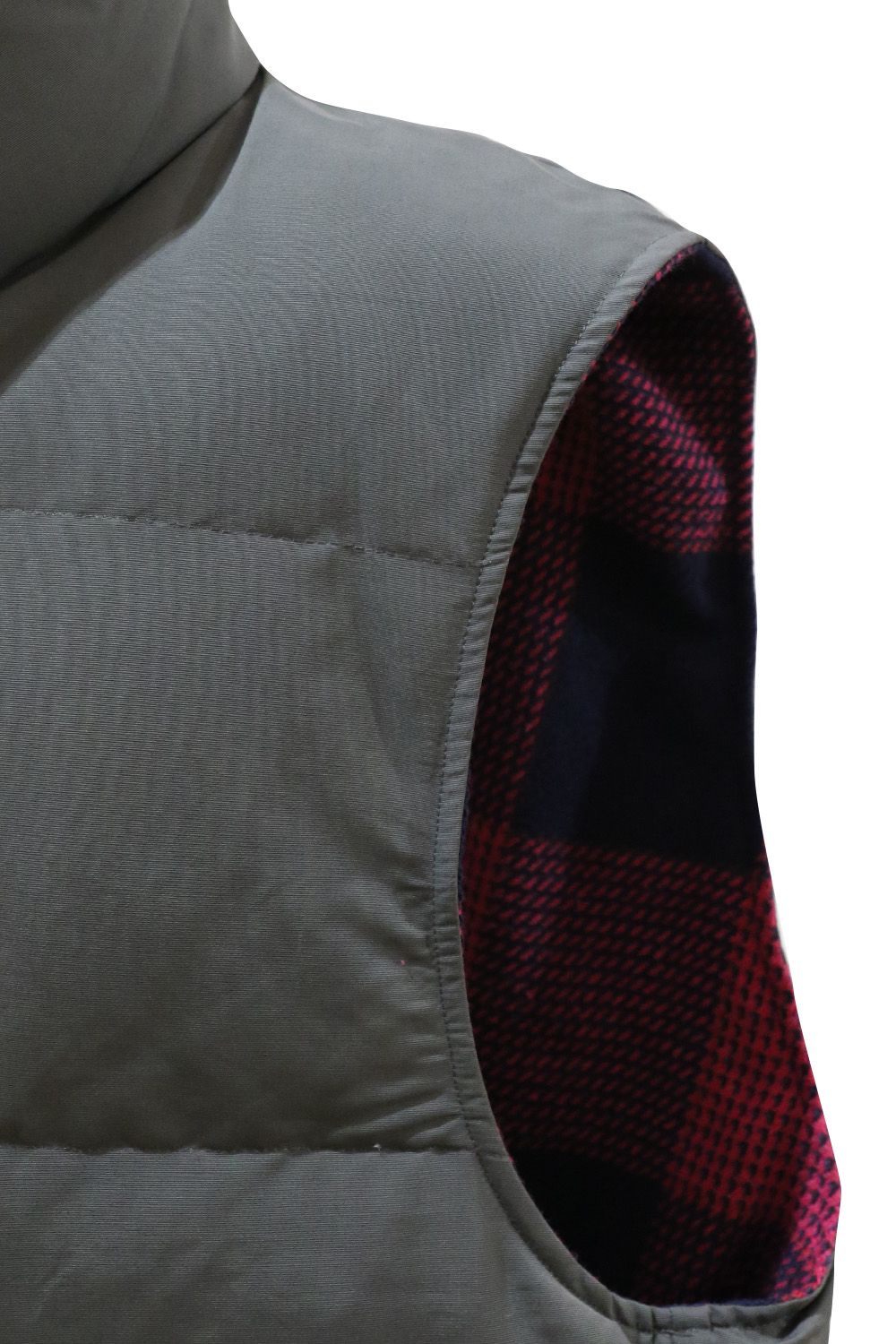 N.HOOLYWOOD COMPILE × WOOLRICH REVERSIBLE VEST / エヌハリウッド コンパイル ウールリッチ リバーシブルダウンベスト