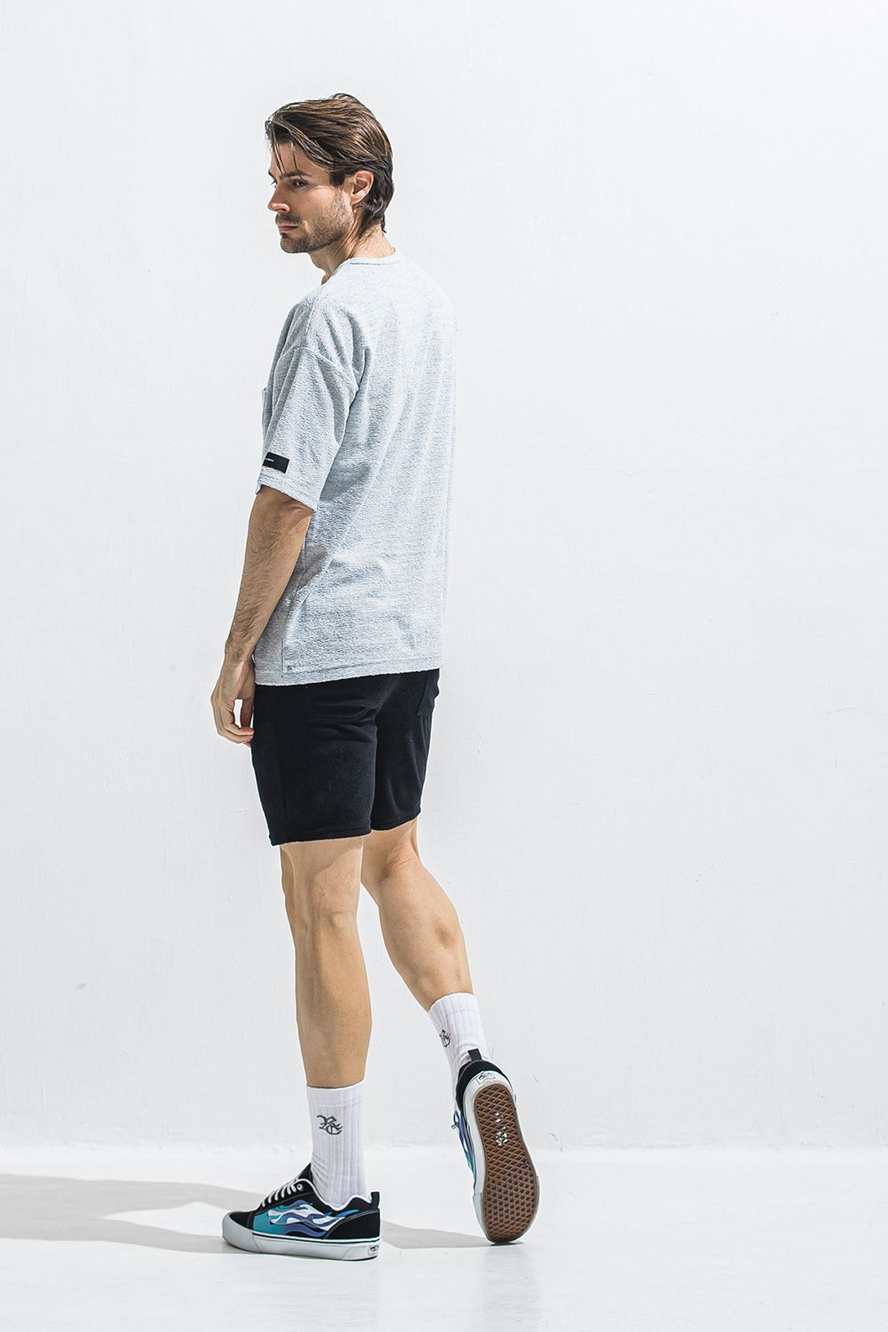 PILE OVER TEE / パイル オーバーサイズ ポケットTシャツ