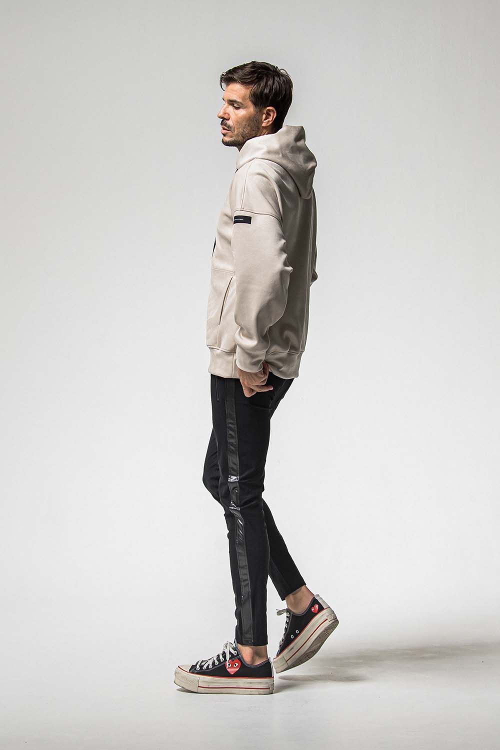LEATHER LINE TRUCK PT / レザー ライン トラックパンツ