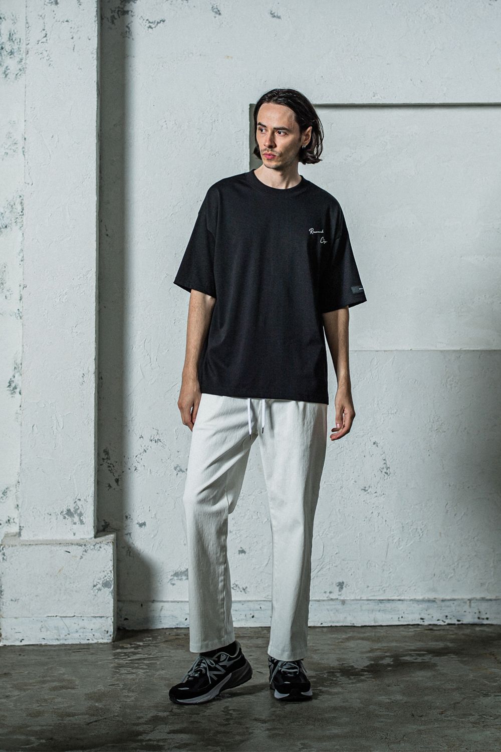 RESOUND CLOTHING - EX DENIM JERSEY WIDE PT / EXデニム