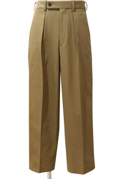 ORGANIC COTTON SURVIVAL CLOTH CLASSIC FIT TROUSERS / オーガニックコットン サバイバルクロス クラシック フィット トラウザーズ