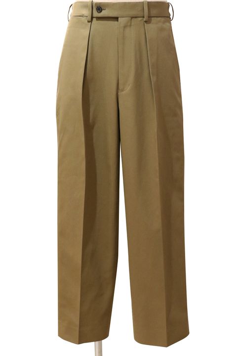 ORGANIC COTTON SURVIVAL CLOTH CLASSIC FIT TROUSERS / オーガニックコットン サバイバルクロス クラシック フィット トラウザーズ