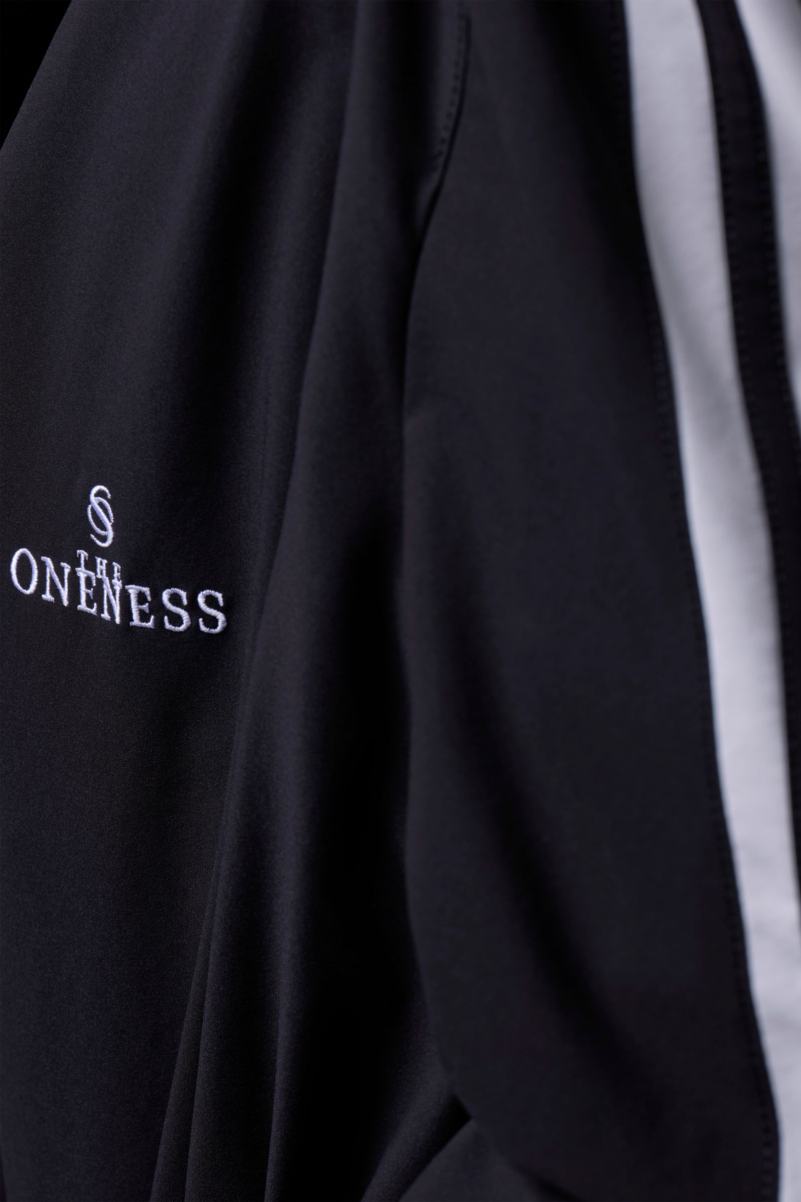 Sustainable Tuffeta Line Big Silhouette Hoodie / ライン ビッグシルエット フーディー