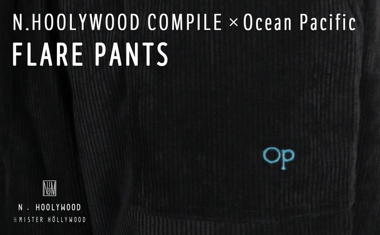 【N.HOOLYWOOD】N.HOOLYWOOD COMPILE x Ocean Pacific FLARE PANTS