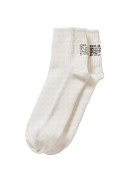N.HOOLYWOOD TEST PRODUCT EXCHANGE SERVICE SHORT SOCKS / エヌハリウッド テストプロダクト エクスチェンジ サービス ショート ソックス