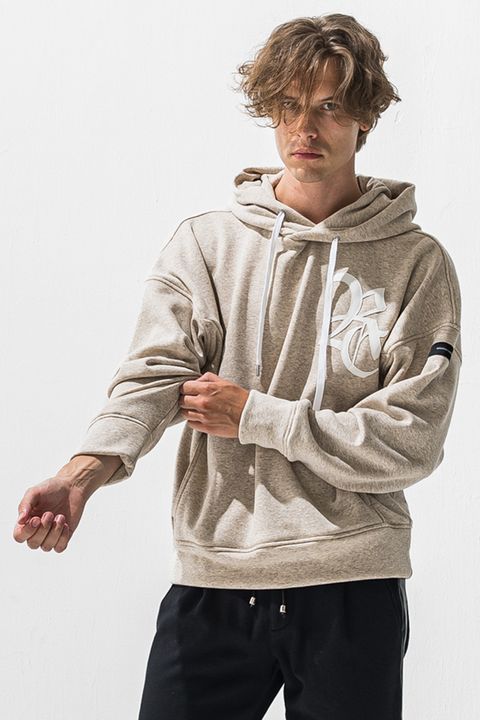 RC velours fleece hoodie / RCロゴ 裏起毛 ベロア フリース フーディー