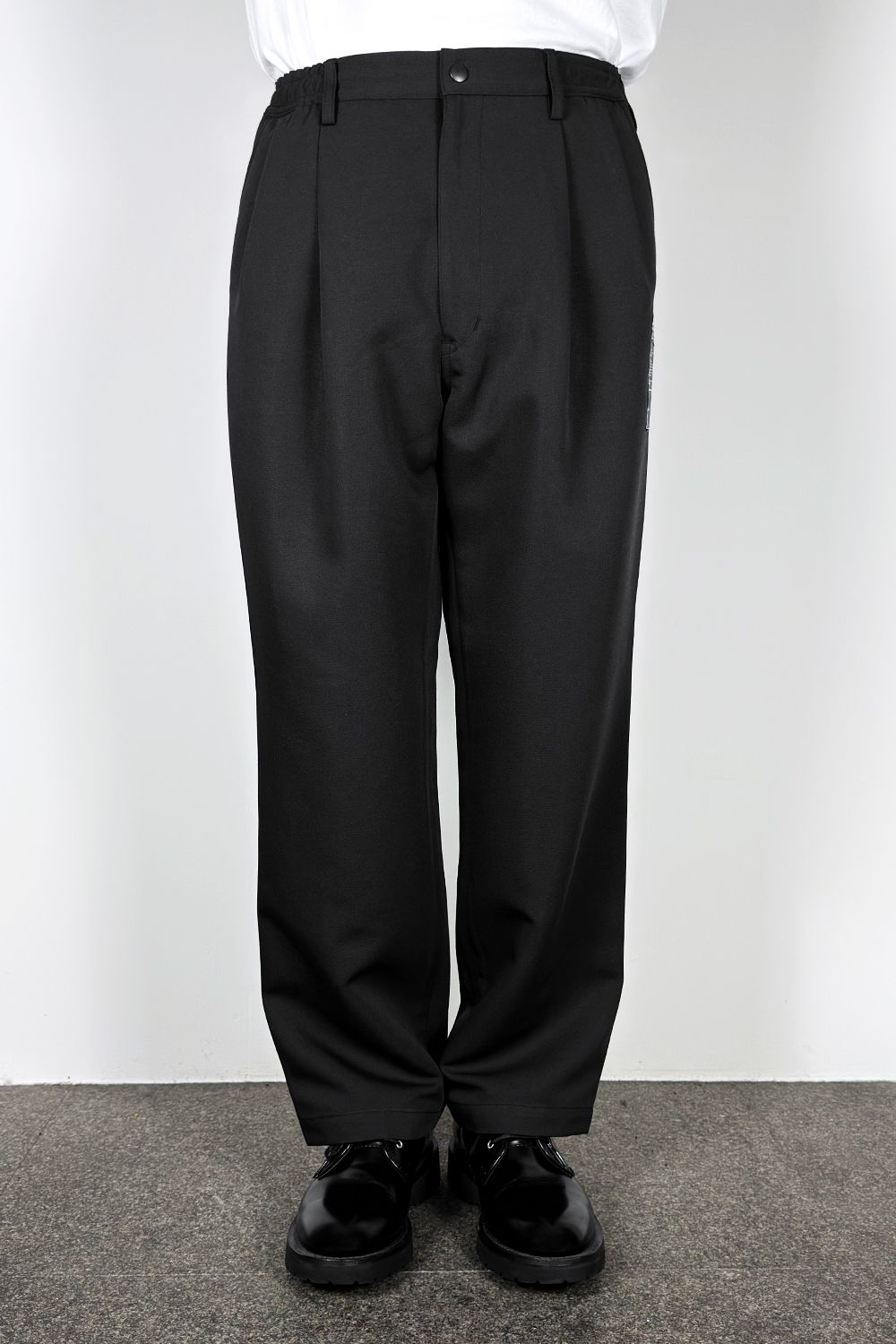 N.HOOLYWOOD TEST PRODUCT EXCHANGE SERVICE DOUBLE TUCK TROUSERS / エヌハリウッド テストプロダクトエクスチェンジサービス ダブルタック トラックパンツ