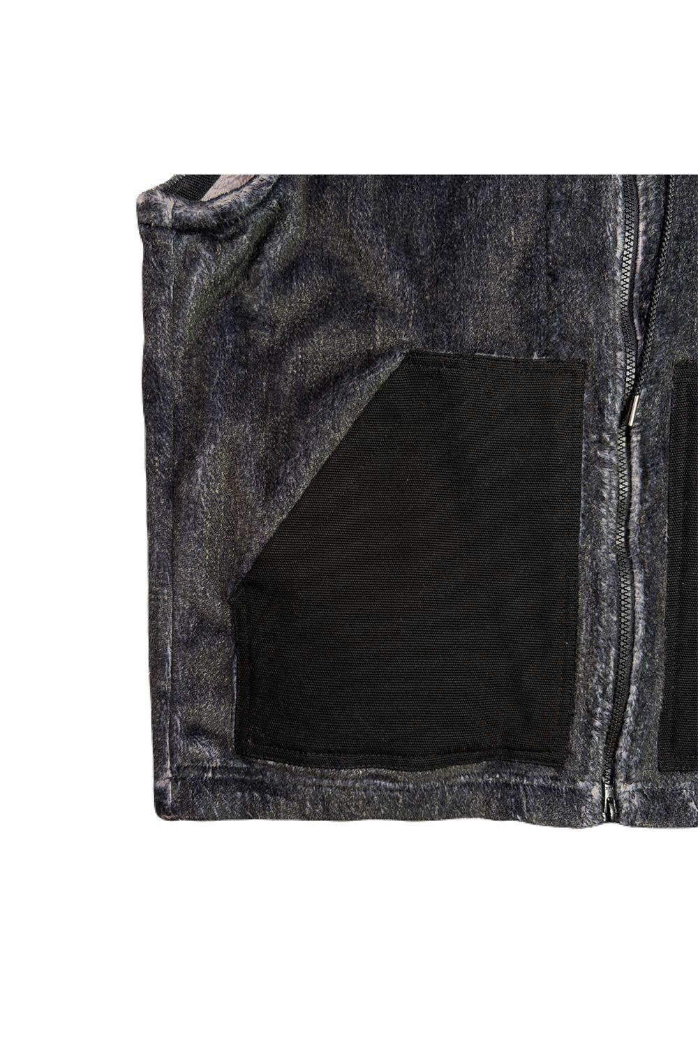 FLEECE DENIM VEST / フリース デニム ベスト